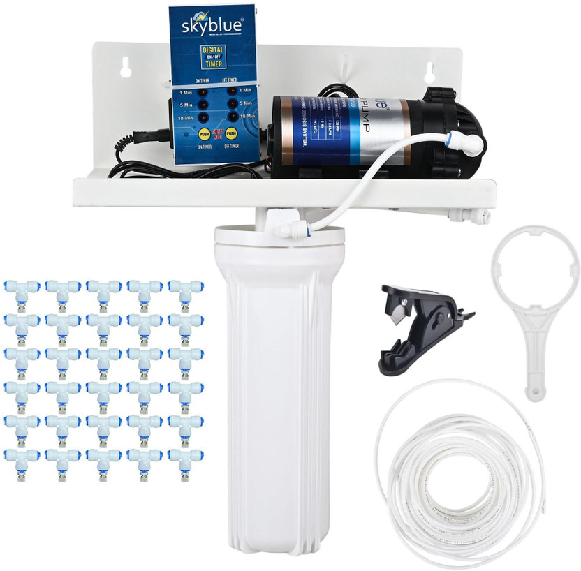 SKYBLUE Fogger Kit with 30 nozzles for Dairy Farms, Restaurants, Cafes and Outdoors 2.5 L Hand Held Sprayer(Pack of 51)