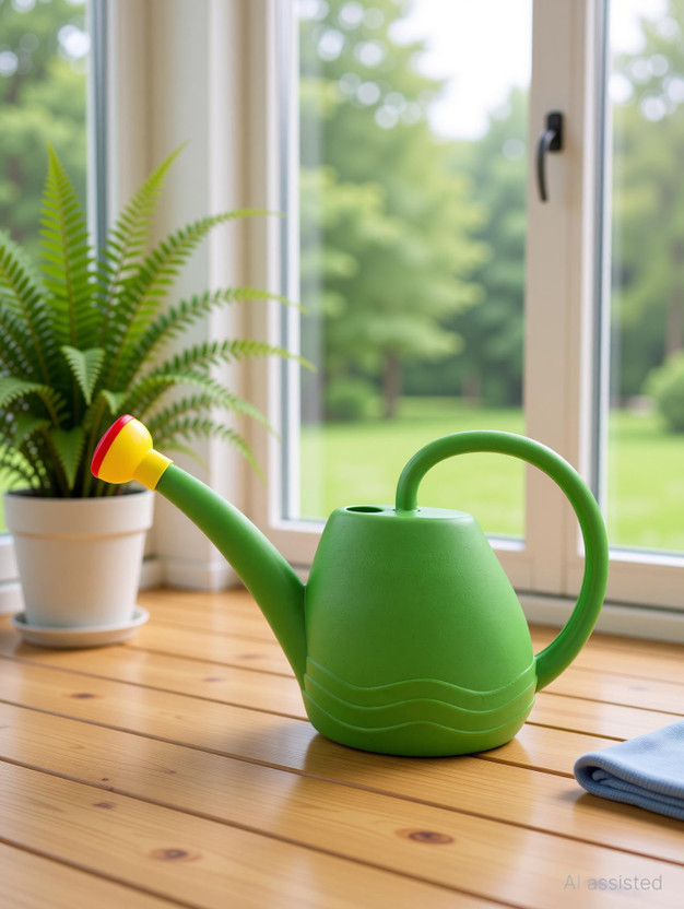 live with alive GARDEN WATERING CAN WITH SPRAYER 1.8LIT HIGH GRADE PLASTIC 1.8 L Tank Sprayer(Pack of 1)
