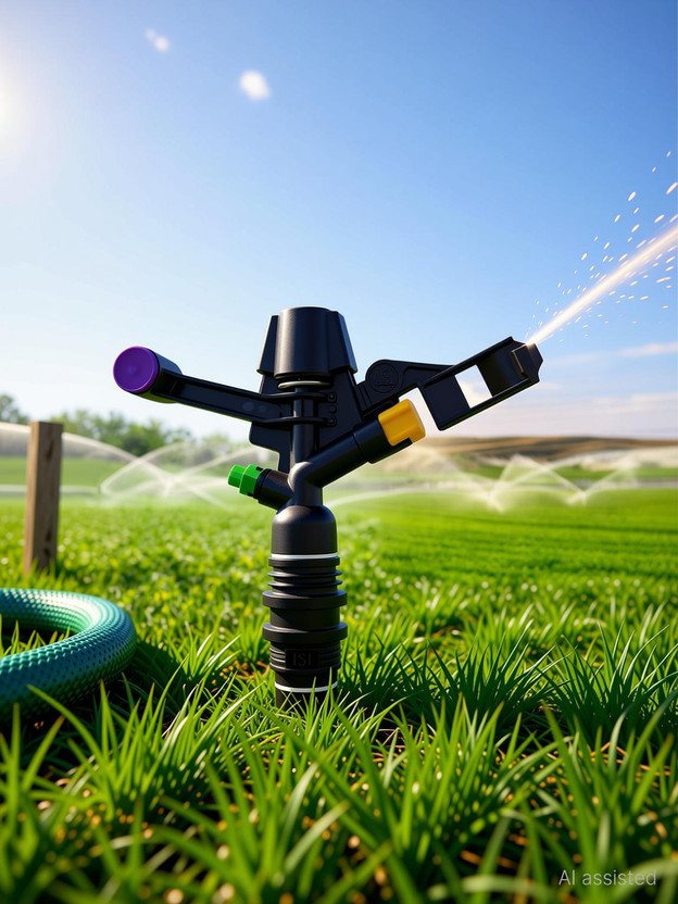 FARMKING 3/4 Inch Sprinkler (pack of 1) [ISI] marked for Irrigation System 10.01 L Hose-end Sprayer(Pack of 1)