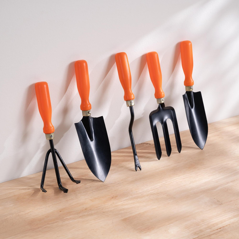 UGAOO Essential Gardening Hand Tools- 5 Pcs Garden Tool Kit(5 Tools)