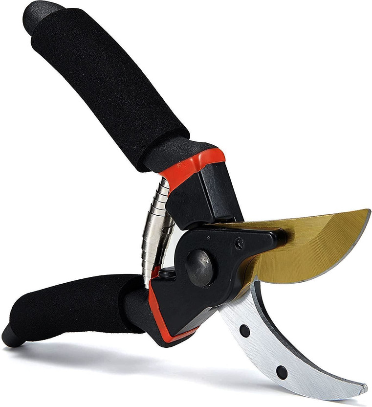 MESWAN Premium Heavy Duty 8" Garden Pruning Sharp Scissors Plant Bypass Pruner Cutter Garden Tool Kit(1 Tools)