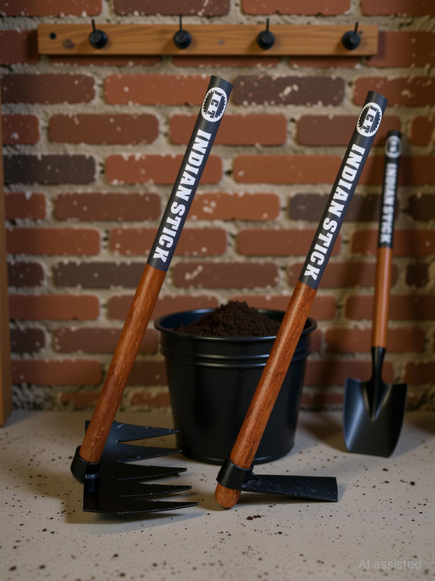 JCT JCT PACK OF 2 GARDEN TOOL GARDEN RAKE WITH WOODEN HANDLE 70CM AND PERFECT FOR DIGGING SHOVEL,SPADE(KODARI) WITH WOODEN HANDLE 70 CM Garden Tool Kit(2 Tools) - Flipkart Deal