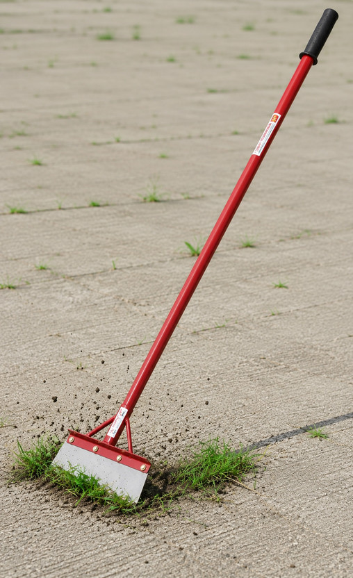 Global Nature Agro Heavy Duty Scrapper Weeder 2 Feet Steel Handle with Rubber Grip Agriculture Tool Garden Tool Kit(2 Tools)