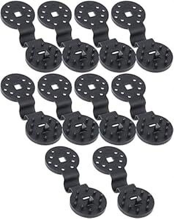 JKOPZ 10pcs Shade net Cloth Heavy Duty Lock Grip, New Shade Cloth Gripper Greenhouse Garden Tool Kit(10 Tools)