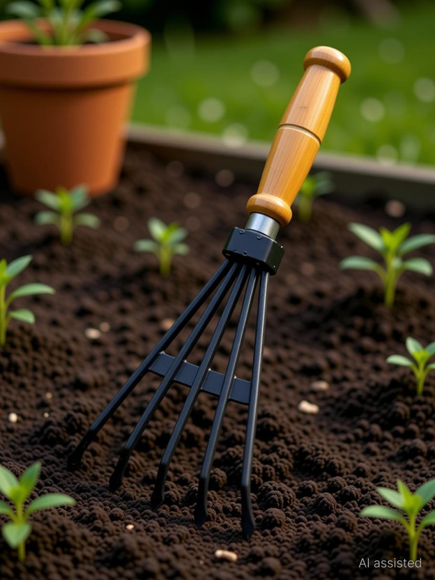 IAGT Garden Cultivator For Gardening and Home Improvement Garden Tool Kit(1 Tools)