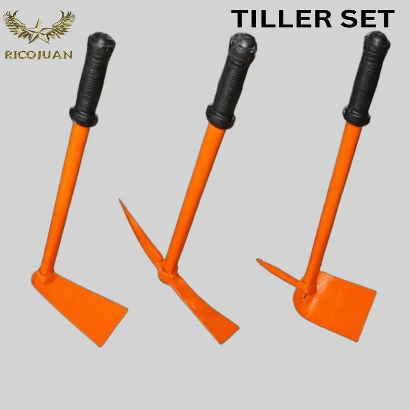 RICOJUAN RICOJUAN0031 Hand Tiller Set 3 PCS Garden Tool Kit(3 Tools)