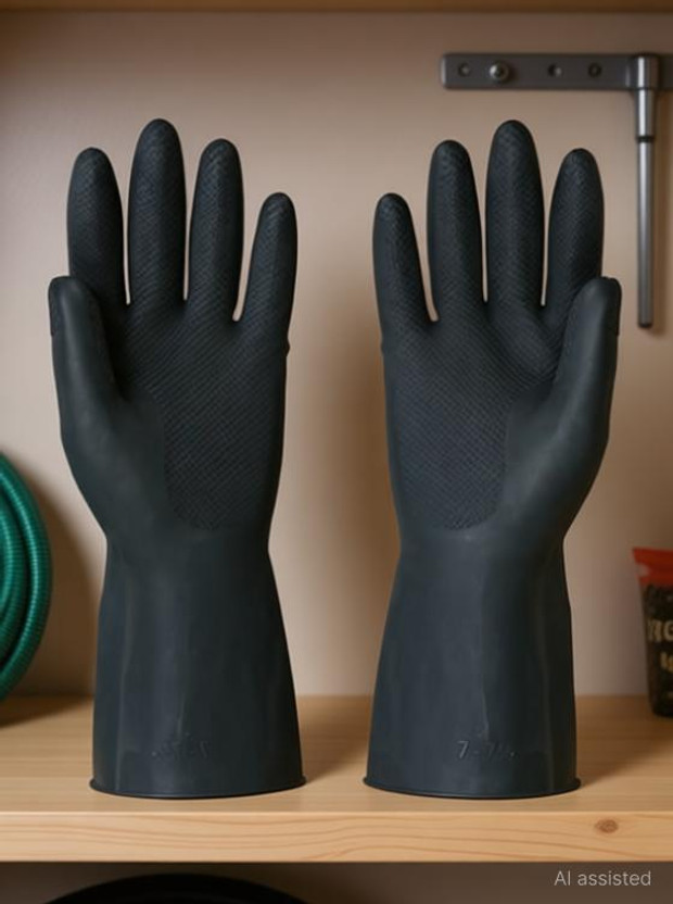 Cos Theta Gardening Nitrile Rubber hand Garden gloves/01 Gardening Shoulder Glove