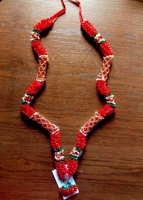 Ananyo Srijon 22 inch handmade Mala for God / Photo / God Idol Made by