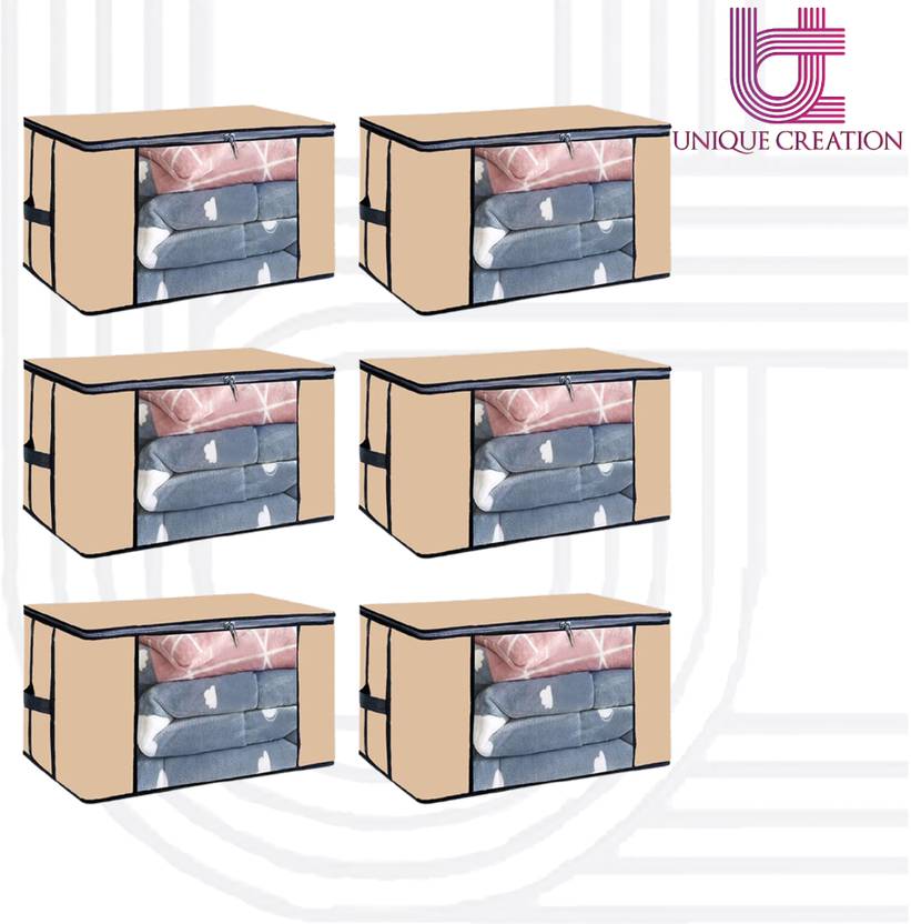 Unique Creation Underbed Rectangular Storage Bag with Zipper and Handle