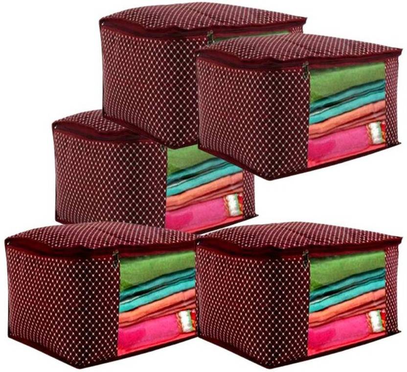 Premium Saree Cover Saree Packing Cover for Wardrobe Cloth bag Storage