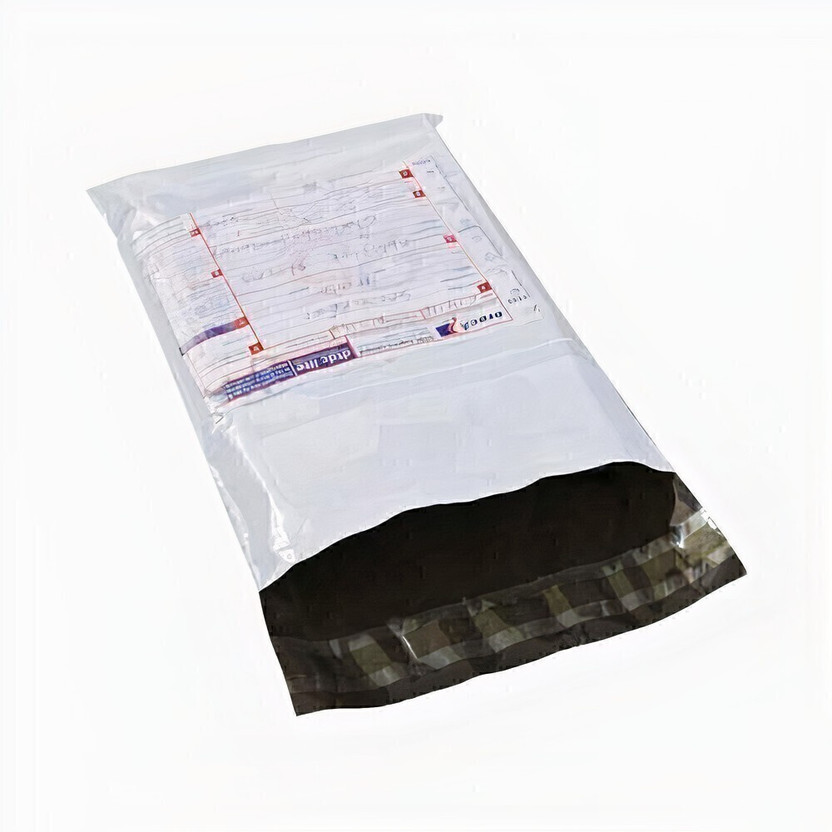 REMY REMY PACKAGING 14X18 INCH Tamper Proof Courier Bags With POD JACKET Envelopes Pouches Cover Poly bags for Shipping Packing Mailing 55 MICRON 100 PCS Packet(White & Black) - Flipkart Deal