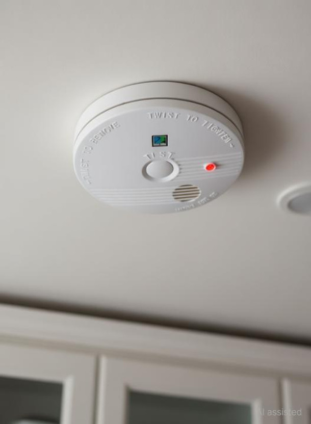 blot fire Wireless Smoke Detector Battery Operated Fire Alarm - 10 Feet Range Gas Detector