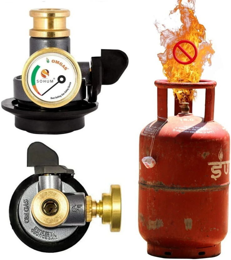 Almas Gas Safety Device, Gas Safety Regulator, Gas Cylinder Safety Device, OM GAS Gas Detector