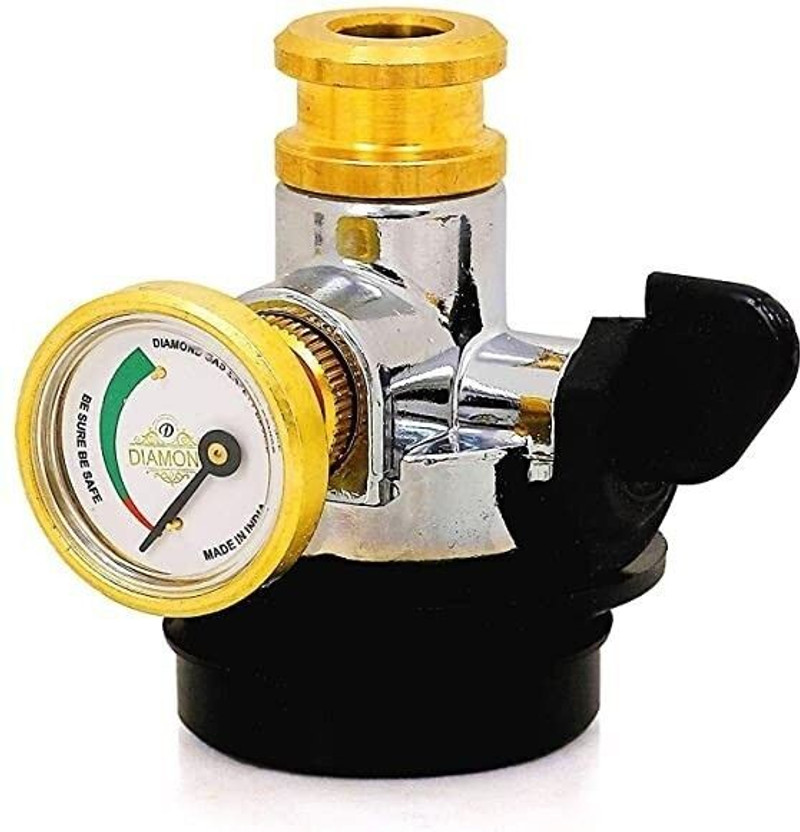 Diamond Gas Safety Device with Gas Leakage Detector and 20% Gas Saver, Auto Cut-off Gas Detector