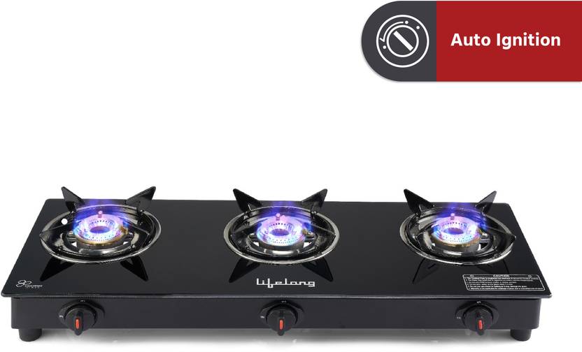 Lifelong LLGS303 Automatic Ignition 3 Burner For LPG Use Only (Doorstep