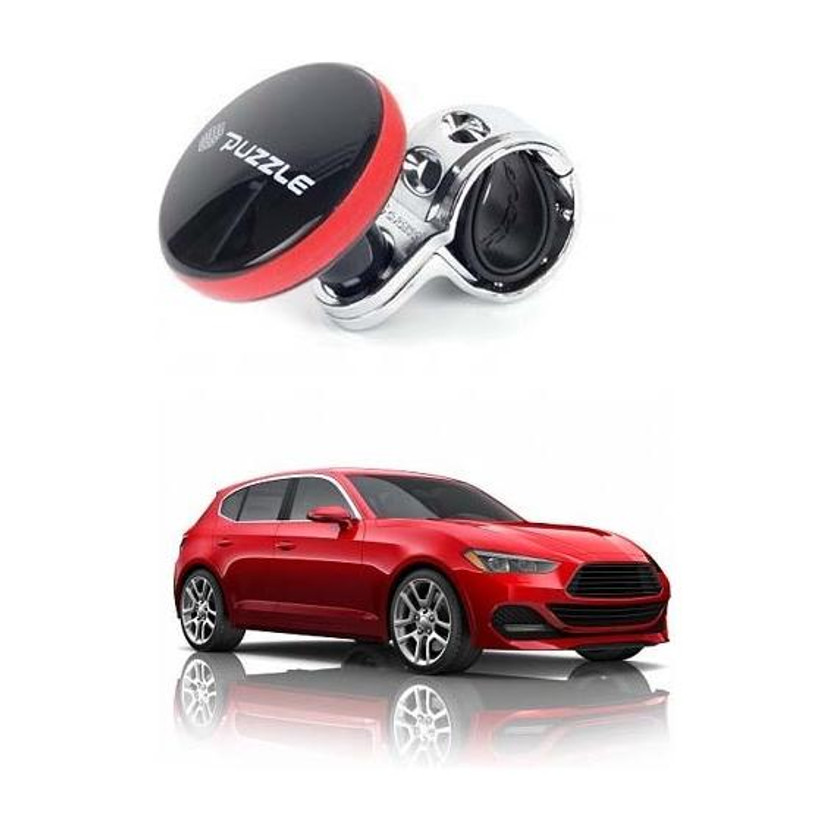 CCE Plastic Car Steering Knob(Red)