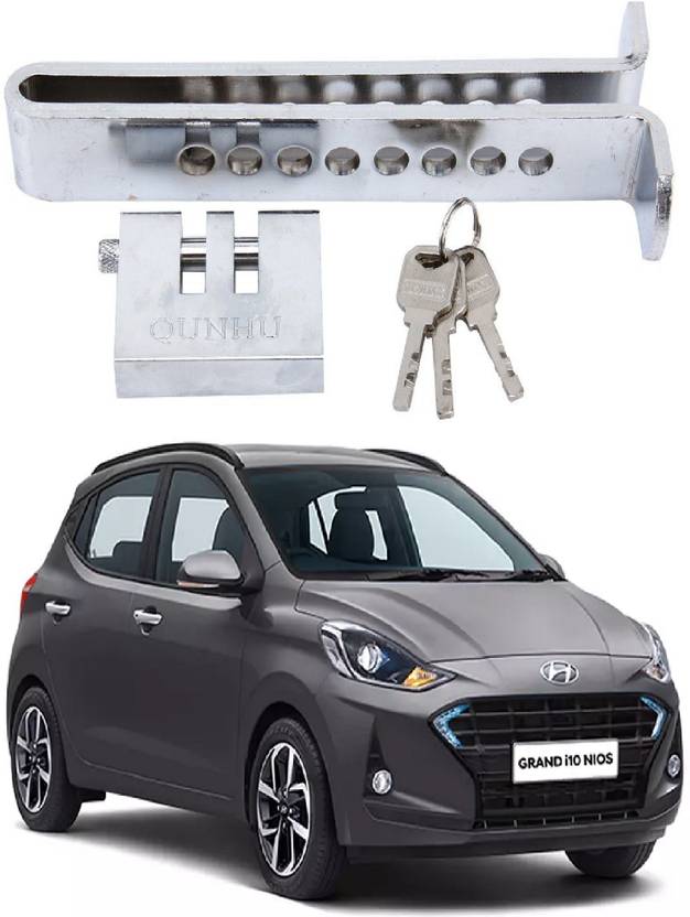 Trigcars Hyundai i10 Grand Car Clucth Pedal Lock Gear Lock Price in