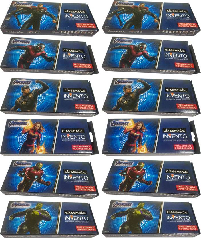 Classmate MATHSDRAWING INSTRUMENTSBOX12 AVENGERSSERIES