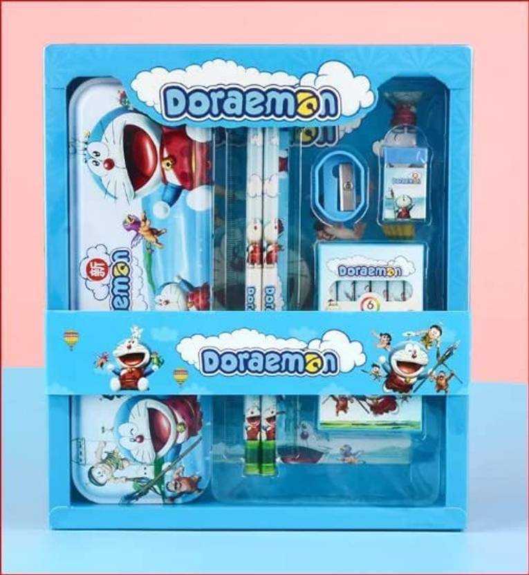 YuNiesto Doraemon Doraemon Art Metal Pencil Box Box