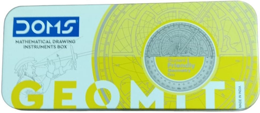 DOMS VZC Geomiti Mathematical Geometry Box Geometry Box(Yellow)