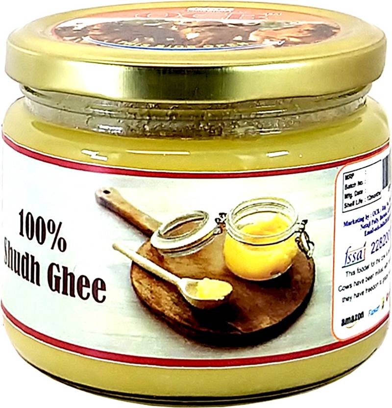 OCB 100 Sudh Ghee Hand made Ghee Desi A2 Cow Ghee 250 g Glass Bottle