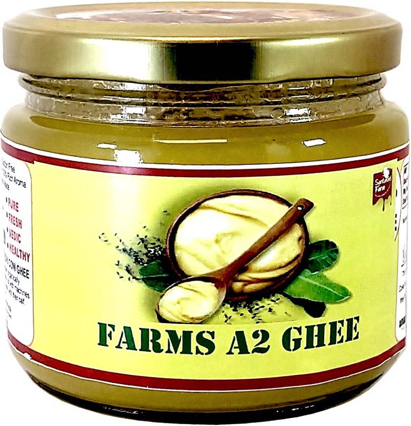 OCB FARMS A2 GHEE Desi Grass Fed Cow Kamdhenu A2 Desi Cow Ghee ( Bilona Method ) Ghee 250 g