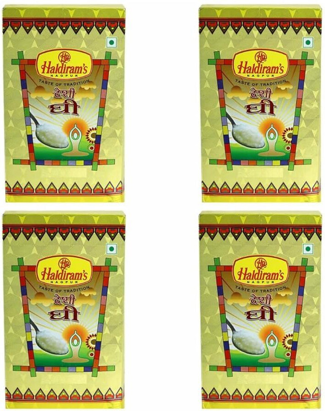 Haldiram's Desi Ghee Tetrapack(200 ml, Pack of 4)