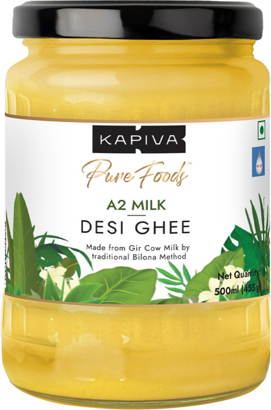 Kapiva A2 Shudh Desi Ghee Glass Bottle(500 ml)