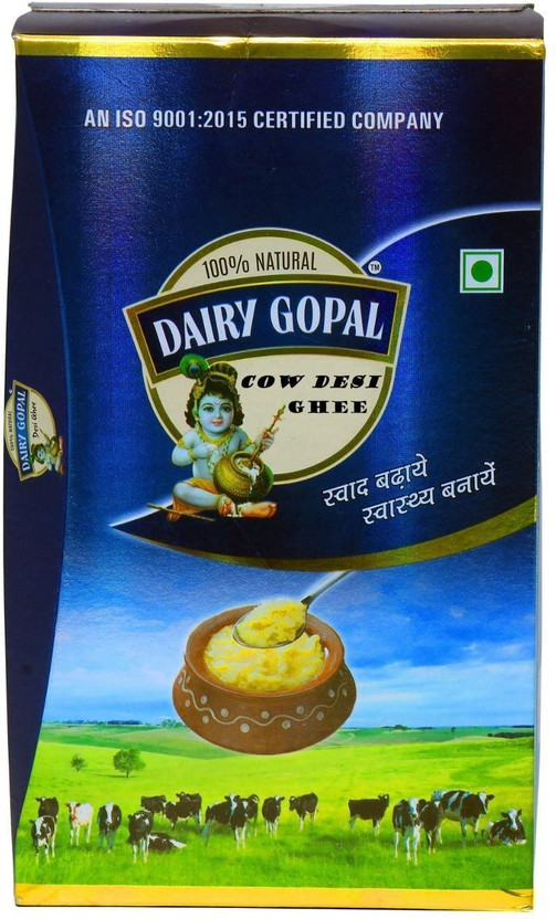 DAIRY GOPAL COW DESI GHEE | Ghee Tetrapack(900 g)