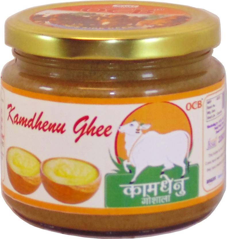 OCB Kamdhenu Ghee Premium Desi Ghee Bengali Ghee 250 g Glass Bottle