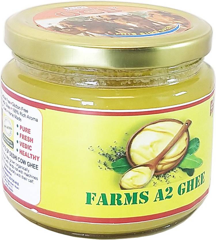 OCB FARMS A2 GHEE Pure A2 Ghee Desi A2 Cow Cultured Ghee Bilona