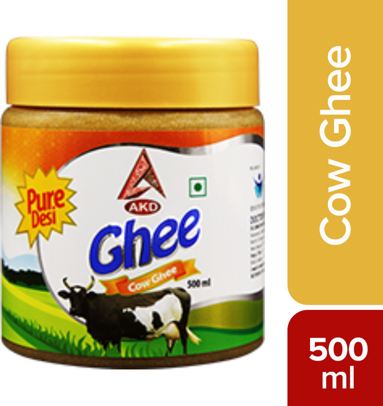 AKD Pure Desi Cow Ghee Ghee Plastic Bottle(500 ml)