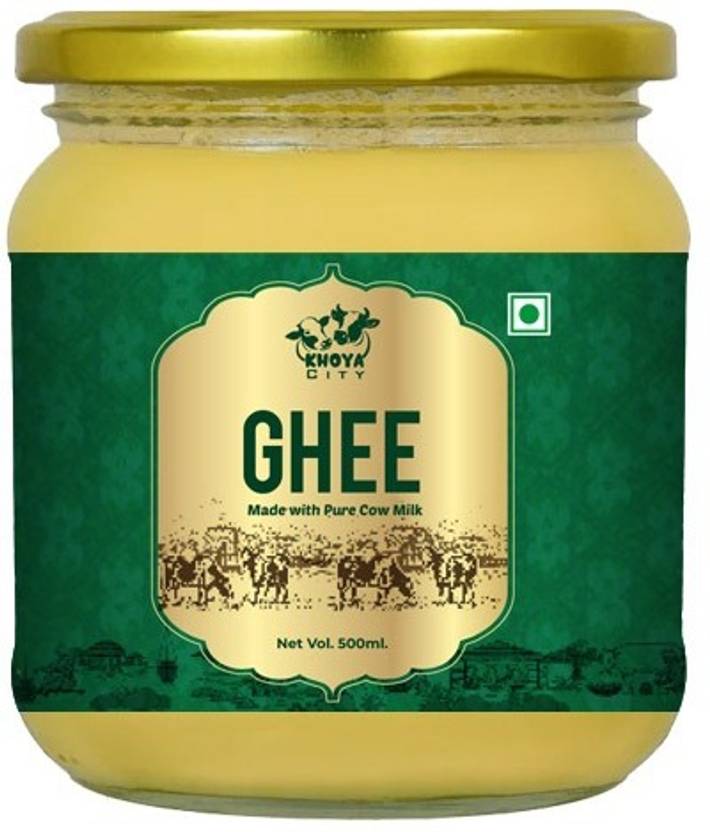Khoya City Ghee made with Pure Cow Milk Ghee 500 ml Plastic Bottle