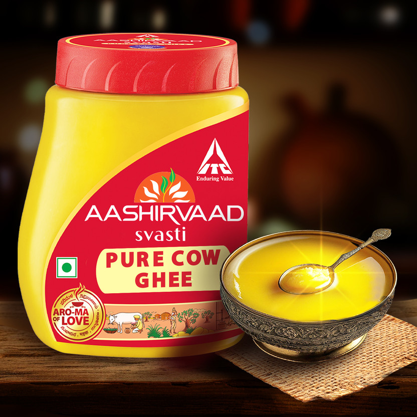AASHIRVAAD Svasti Pure Cow Ghee Plastic Bottle(1 L)