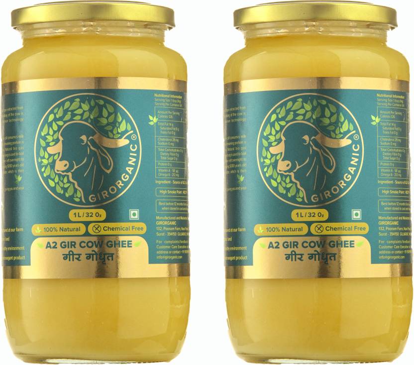 Gir a2 Cow Ghee Traditional Bilona Method Grass Fed and