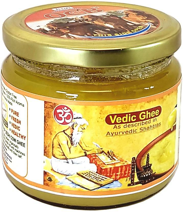 OCB Vedic Ghee Bilona Ghee Kamdhenu Organic A2 Pure Ghee 36 g Glass