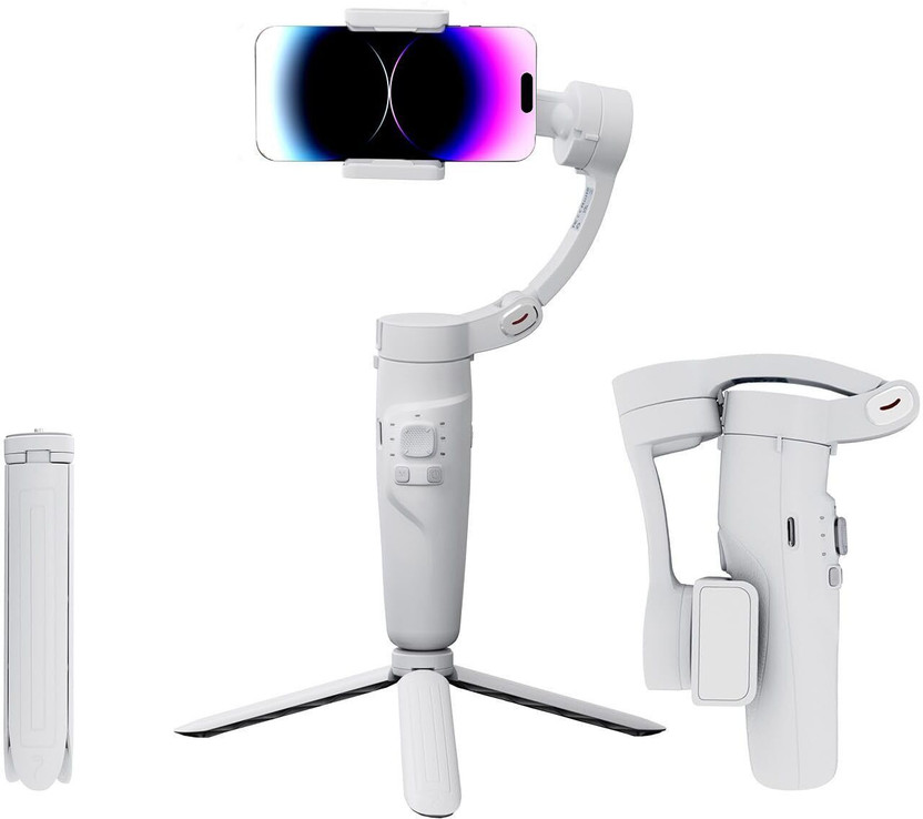 VISIBLESHOP Photography, Video & Vlogs (M1 3 Axis One Gimbal) (0.9 gm) 3 Axis Gimbal for Mobile, Camera(1)