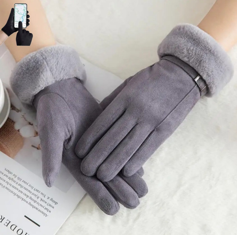 REFFER Solid Winter Women Gloves
