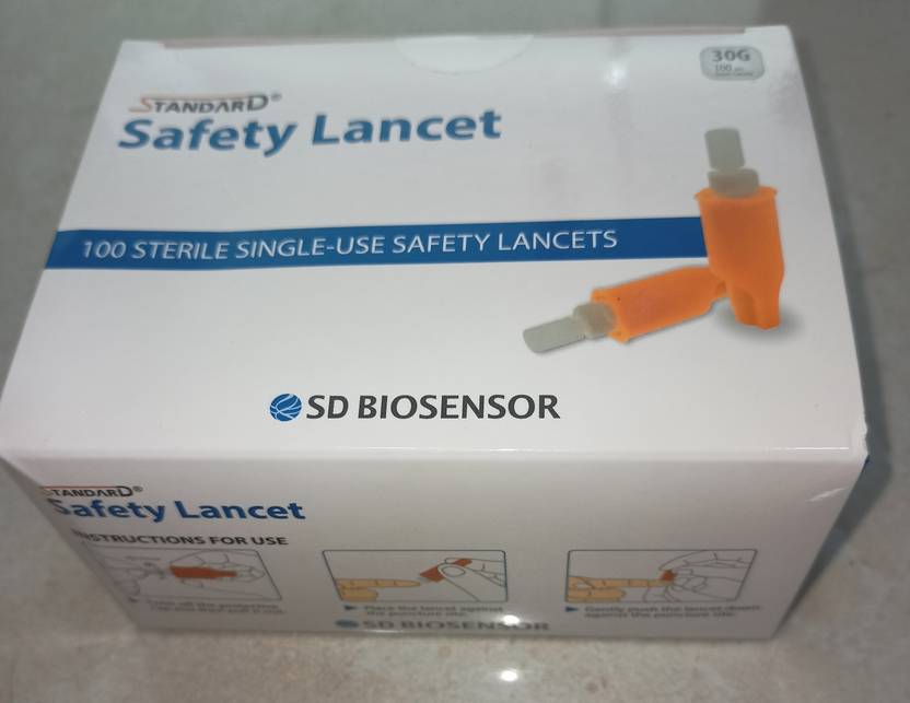 STANDARD Sterile Single Use Safety Lancet Lancets Price in
