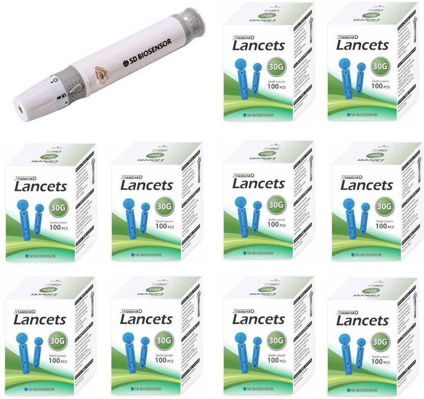 STANDARD SD Biosensor Sterile Round Blood Glucose Needle with Lancing