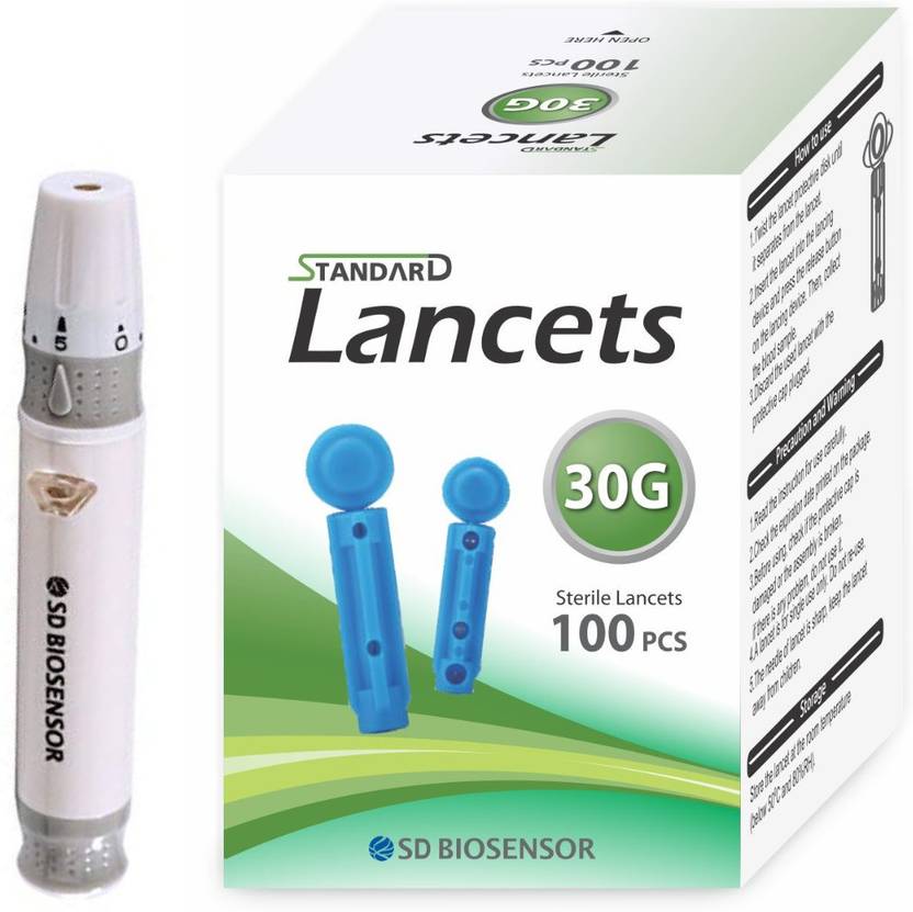 STANDARD SD Biosensor Sterile Disposable Round Blood Glucose Needle
