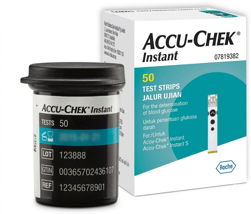 ACCU-CHEK Instant Test Strip 50 Glucometer Strips