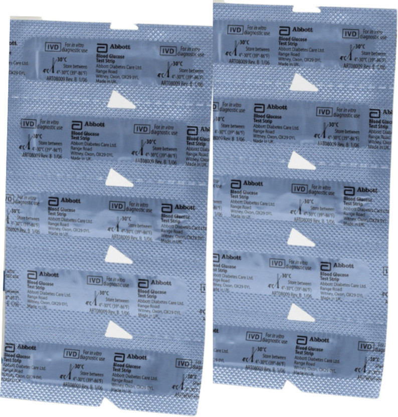 NSC FreeStyle Optium Neo 25 Strips , Long Expiry(Pack Of 2 ) 50 Glucometer Strips