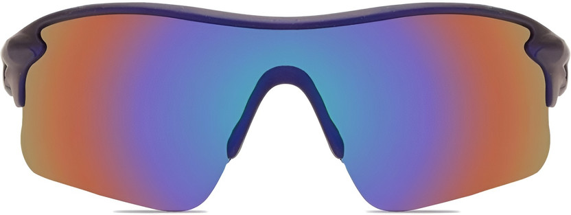 Crooks Polarized Sports Sunglasses TR90 UV Protection Cricket Goggles Sports Goggles(Blue, Grey)