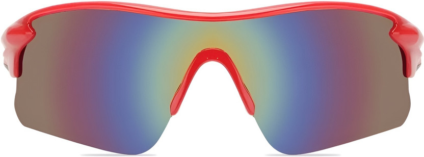 Crooks Crooks Polarized Sports Sunglasses TR90 UV Protection Cricket Goggles Sports Goggles(Red) - Flipkart Deal