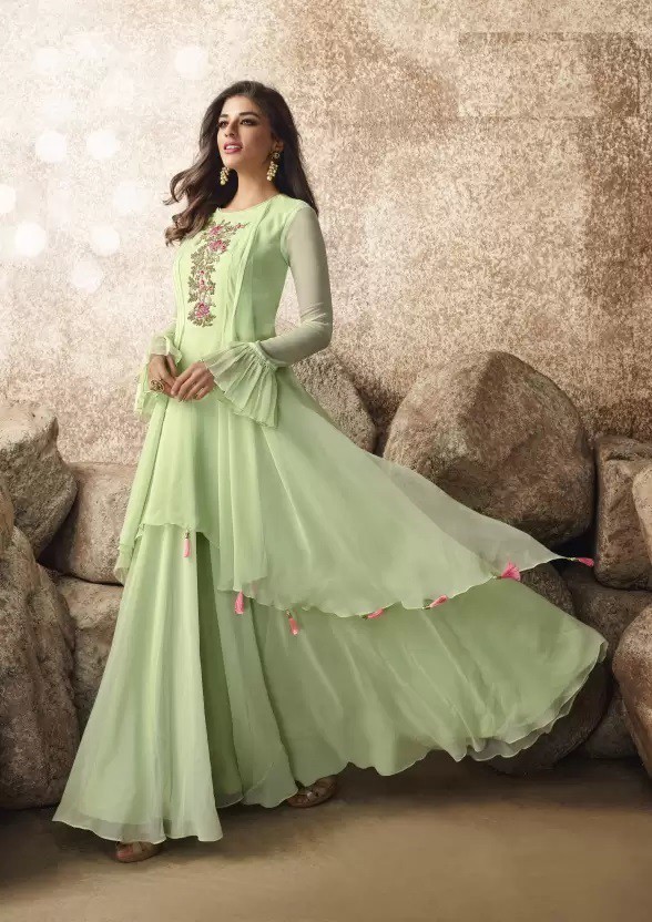 Fashion Web Flared/A-line Gown Price in India - Buy Fashion Web  Flared/A-line Gown online at Flipkart.com