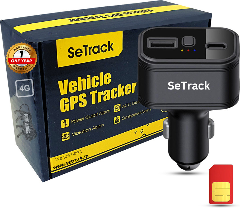 SETRACK Car Charger GPS SE-05 GPS Device(Black)