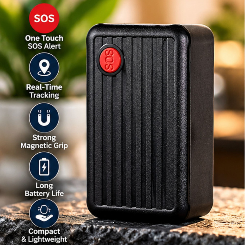 RAYONE RAYONE agnetic GPS Tracker with 1-Year Free Tracking Software, Real-Time GPS Tracking GPS Device(Black) - Flipkart Deal