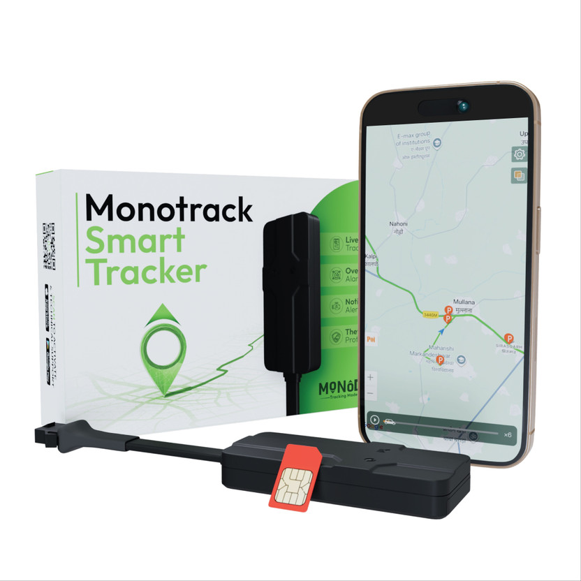 MONOTRACK Smart Wired Gps Tracker GPS Device(Black)