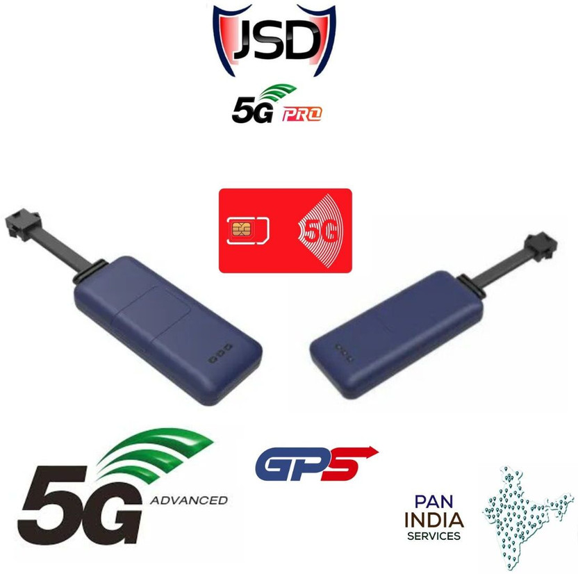 JSD 5G Pro with 1 Year Subscription Plan GPS Device(5000 Maps, Black)
